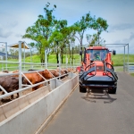 Tractor at QASP Feedlot facility