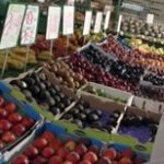 Fruit and vegetables at market