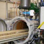 Timber kiln dryer at Salisbury Research Centre