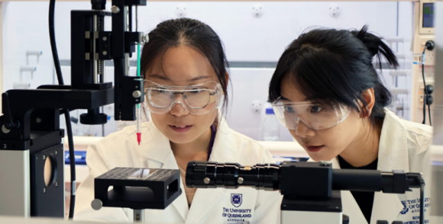 Researchers analysing the properties of catalyst surfaces crucial for efficient hydrogen production.